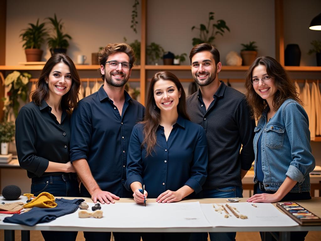 Equipo profesional LunaVest en atelier Madrid