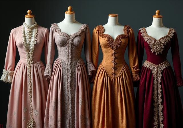 Vestuario victoriano y goyesco de época